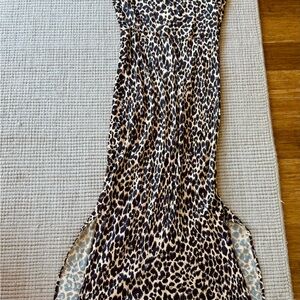 Anthropologie Animal Print Dress